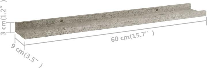 Immagine prodotto vidaXL Wandregal (40 x 9 x 3 cm)