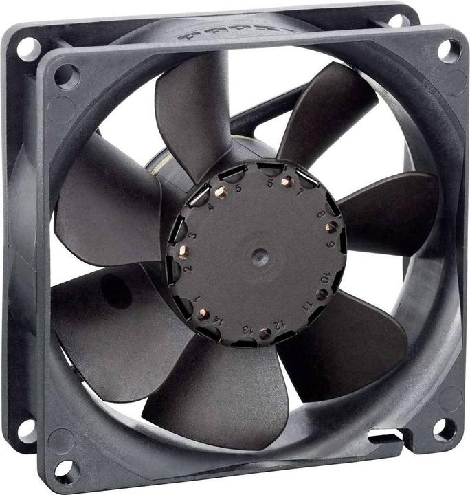Produktbild Papst EBM 8412 NGLV Axiallüfter 12 V/DC 30 m³/h (L x B x H) 25.4 x 80 x 80mm (25.40 mm, 1 x)