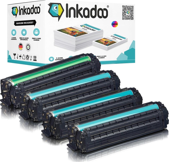 Produktbild Inkadoo Toner multipack kompatibel zu Samsung CLT-P504C/ELS / C504 / SU400A enthält 4x Tonerkartusc... (M, C, Y, BK)