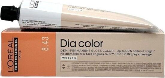 Produktbild L'Oréal Paris Loreal DIA Color 8,43 Hellblond Kupfer Gold 60 ml (8.43 Hellblond Kupfergold)