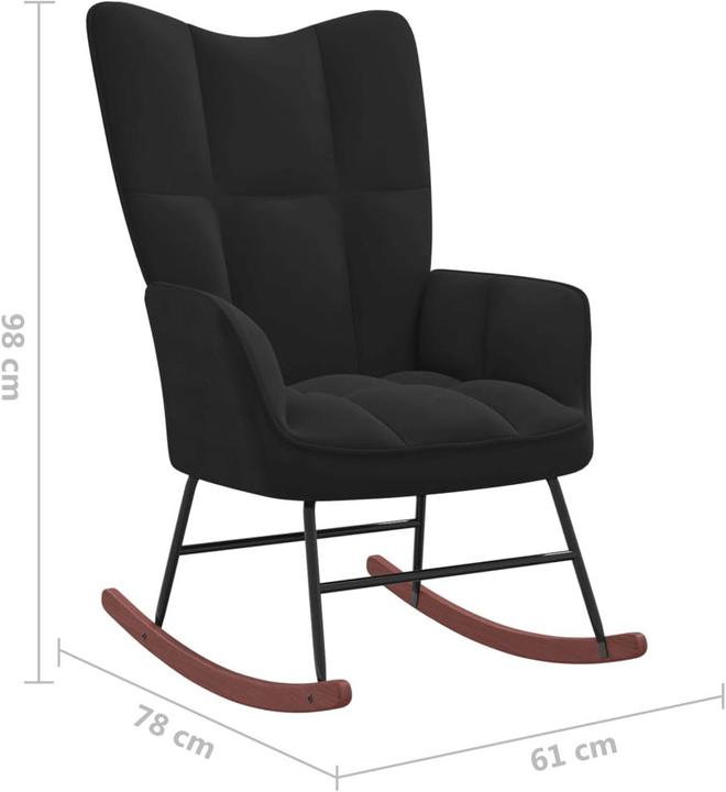 Produktbild vidaXL Schaukelstuhl