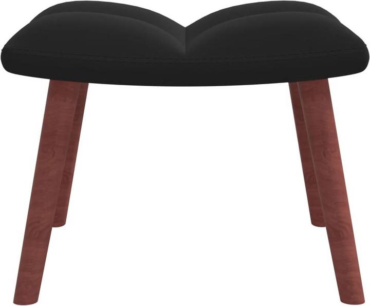 Actual product image vidaXL Schaukelstuhl mit Hocker