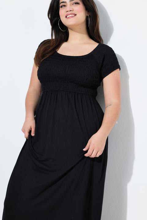Immagine prodotto Angel of Style Maxi abito dal taglio svasato in jersey con corpino a punto smock (52)