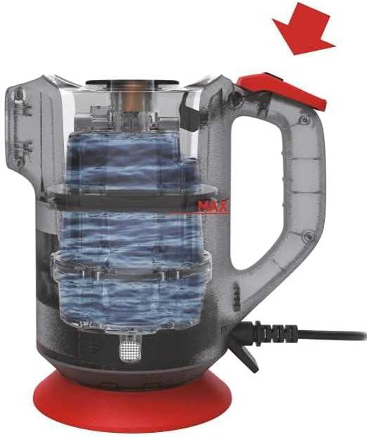 Immagine prodotto Hoover Steam Capsule Express SGE1000 011 pulitore a vapore portatile Titanium (4 bar, 1000 W)