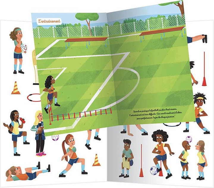 Produktbild Mes 500 autocollants / Football