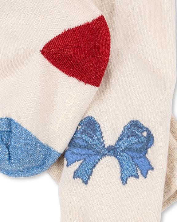 Immagine prodotto Konges Slojd 2Pack collant Jacquard Bow Mix (68/74)