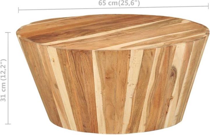 Image du produit vidaXL Table basse (65 x 65 x 31 cm)