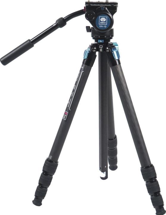 Produktbild Sirui ST-224 Superb Traveler Carbonstativkit mi VH-10 Videoneiger (Carbon, Metall)