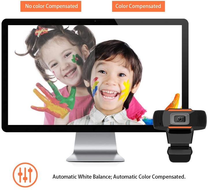 Image du produit PhoneLook Webcam haute résolution 1080p Full HD résolution 1920x1080 24bit True Color (2.07 Mpx)