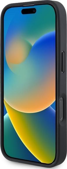 Produktbild BMW BMHMP16L23RDDK iPhone 16 Pro 6.3" czarny/black hardcase Sign Leather Diamond Metal Logo MagS (Apple iPhone 16 Pro)