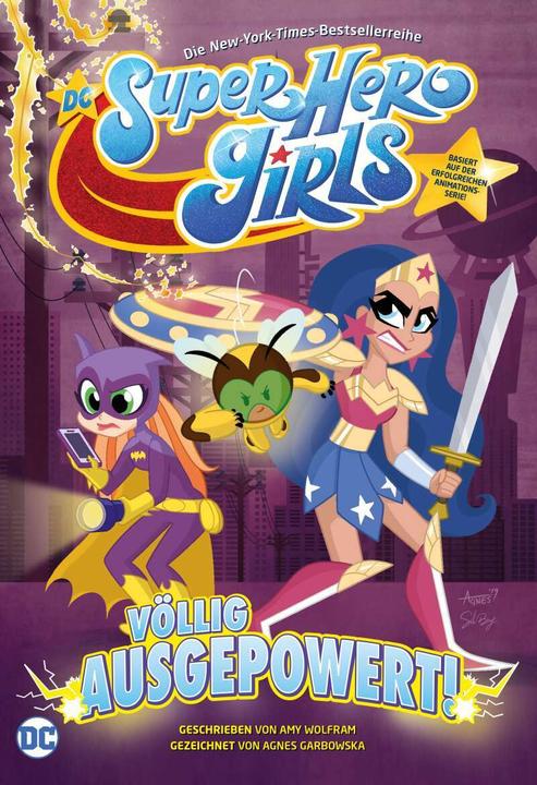 Actual product image Panini DC Super Hero Girls: Völlig ausgepowert (German, Agnes Garbowska, Amy Wolfram, 2021)
