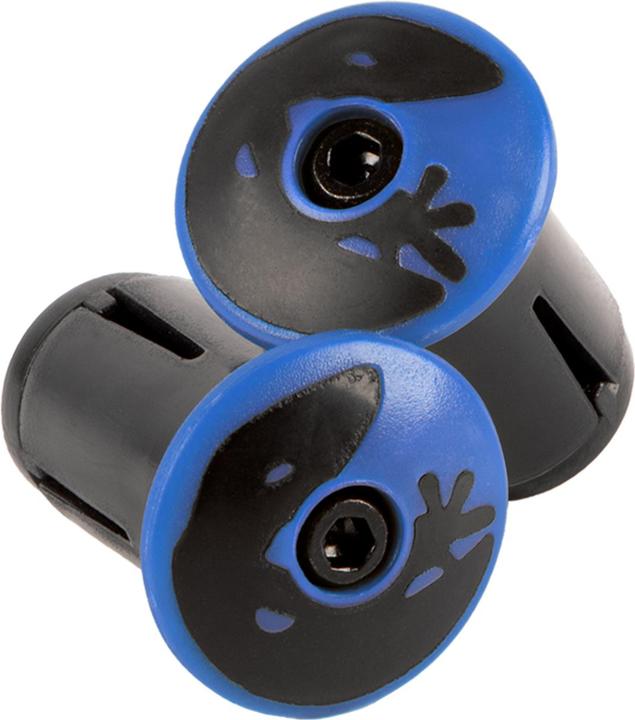 Produktbild MGA Lizardskins Road Bar End Plugs - Cobalt Blue Para (neu 2023)
