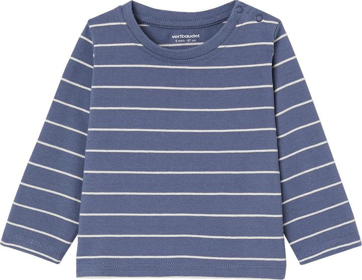 Produktbild Vertbaudet 2er-Pack Baby Shirts BASIC, Print & Streifen (62)