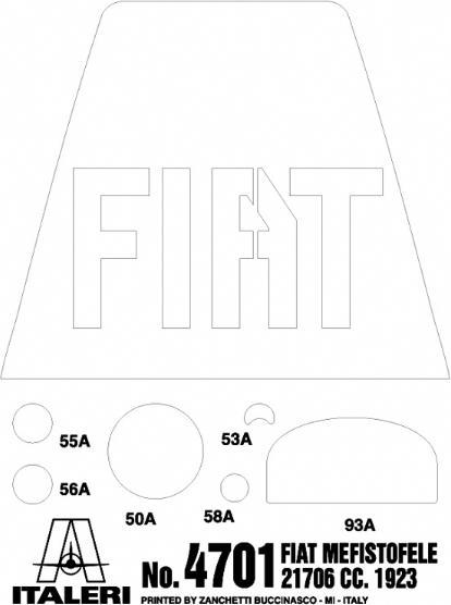Productafbeelding Italeri Fiat Mefistofele