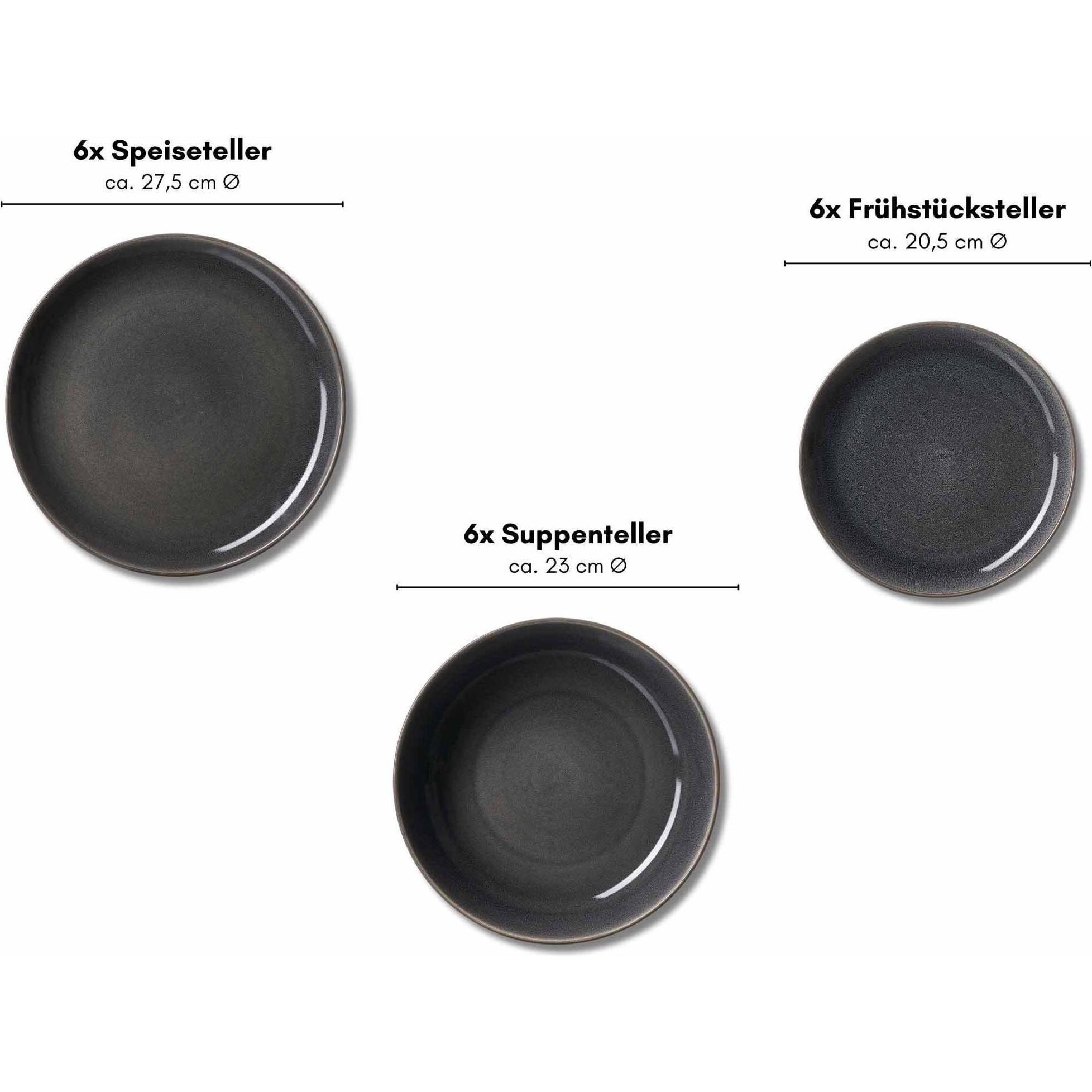 Thumbnail - Ritzenhoff & Breker, Geschirrset, Toledo (18 Stück)