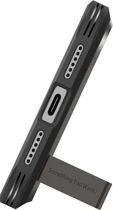 Actual product image Spigen - Tough Armor "T" MagSafe - iPhone 17 Pro Max - Gunmetal (Apple iPhone 17 Pro Max)