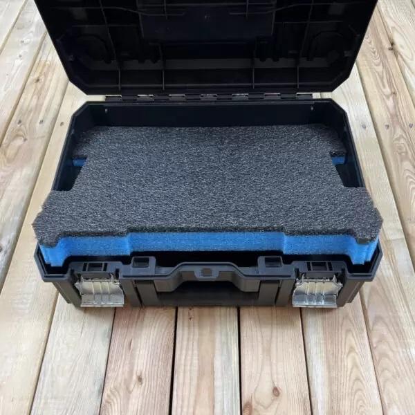 LeanCraft, Accessori valigetta degli attrezzi, Schiuma per utensili Tstak, blu grafite, LeanFoam