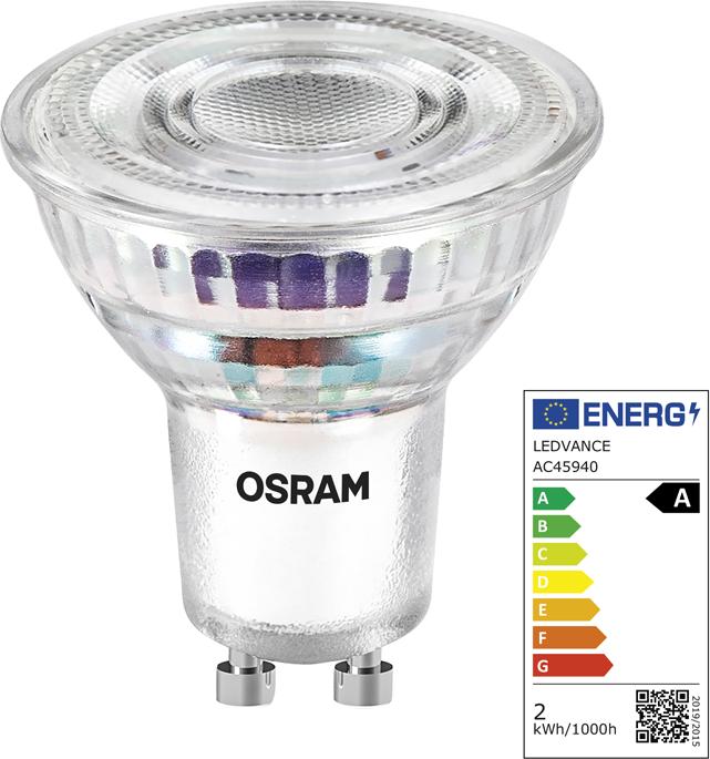 Produktbild Osram Reflektorlampe (GU10, 2 W, 360 lm, 1 x, A)