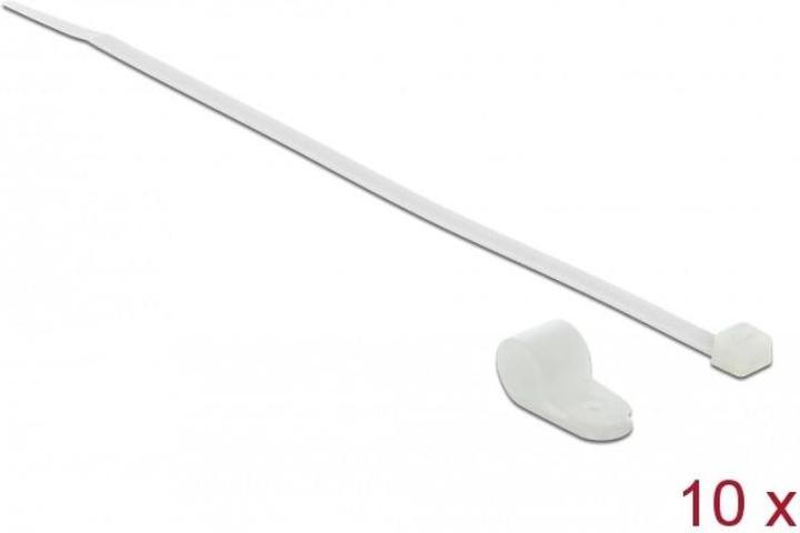 Actual product image Delock Cable tie kit - 30 cm - white (300 mm, 10 pcs.)