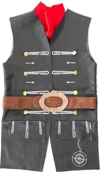 Immagine prodotto Great Pretenders Gilet e cintura da pirata Skully 4-6 (104, 110, 116, 104, 110, 116, 104, 110, 116)
