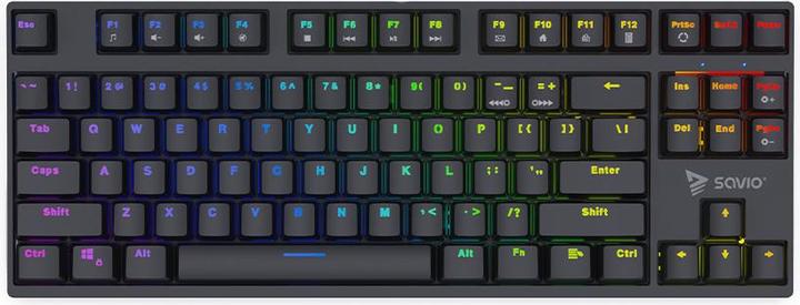 Savio Clavier mécanique Rampage Outemu Ruda, anti-ghosting, RGB, noir (US, Filaire)
