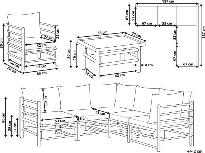 Produktbild Beliani Cerreto