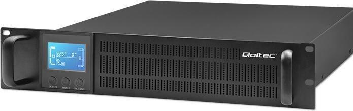 Image du produit Qoltec 53945 UPS 1KVA (1 VA, 800 W, Double convertisseur en ligne Onduleur)