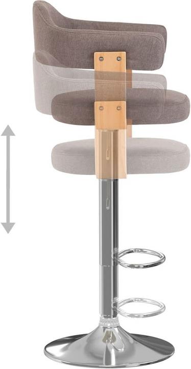 Actual product image vidaXL Barhocker