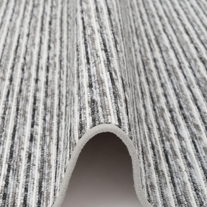 Produktbild Snapstyle Streifenberber Teppich Marta (100 x 100 cm)