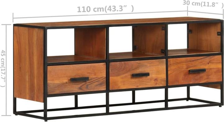 Produktbild vidaXL TV-Schrank (110 x 30 x 45 cm)