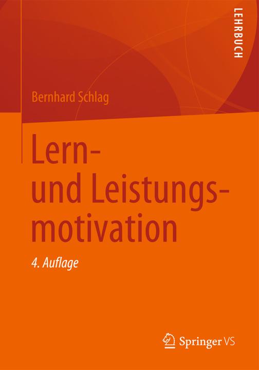 Produktbild Lern- und Leistungsmotivation (Deutsch, Bernhard Schlag, 2013)