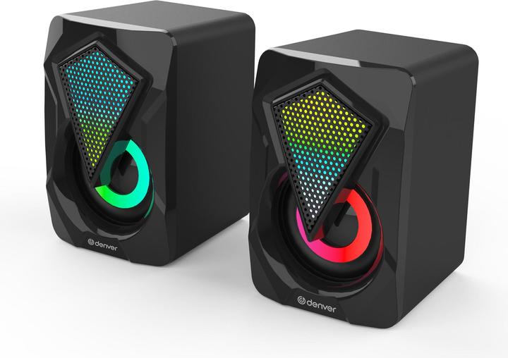 Produktbild Denver GAS-500 Lautsprecher 2-Wege Schwarz Verkabelt 6 W