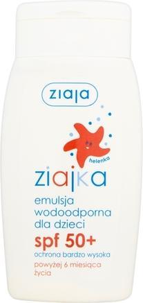 Ziaja Ziajka waterproof tanning emulsion for children, SPF50+, 125 ml