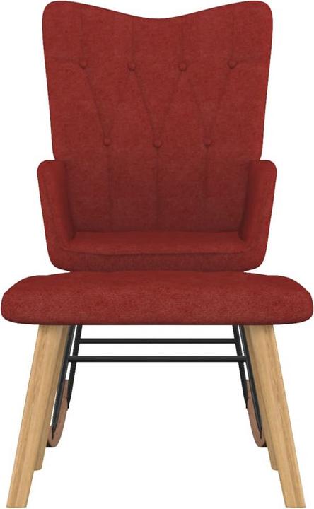 Produktbild vidaXL Schaukelstuhl mit Hocker