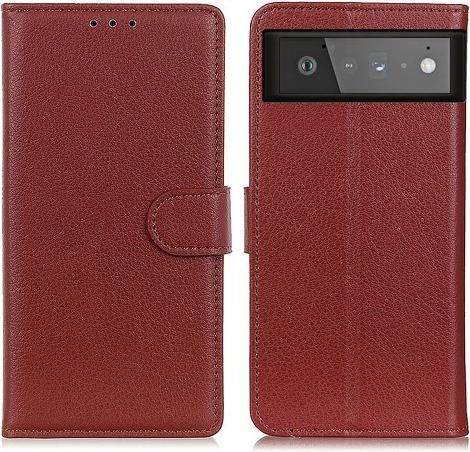 Actual product image Cover-Discount Google Pixel 6 - leather case cover brown (Google Pixel 6)
