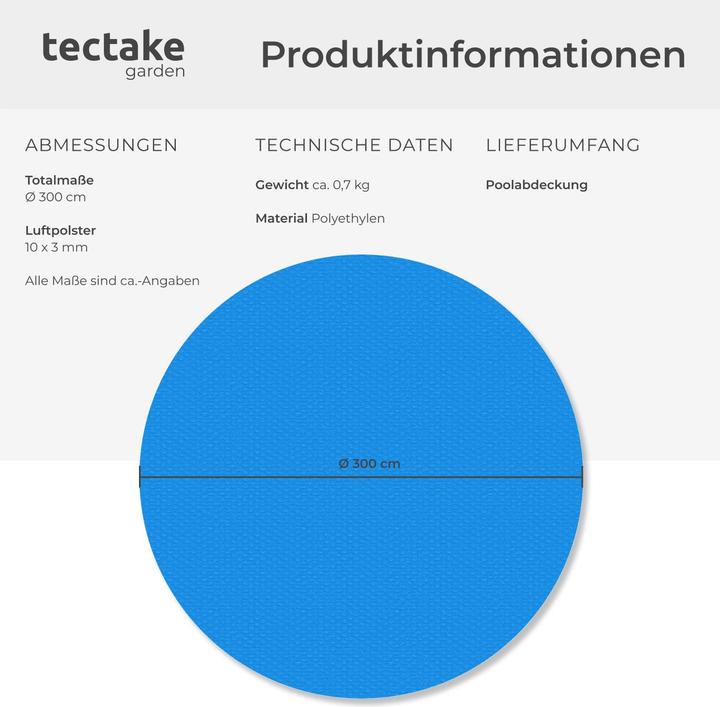 Produktbild tectake Poolabdeckung