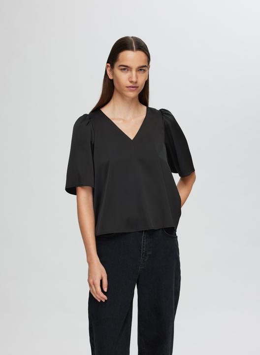 Produktbild Selected Femme Satin Bluse mit 2/4 Ärmeln (38)