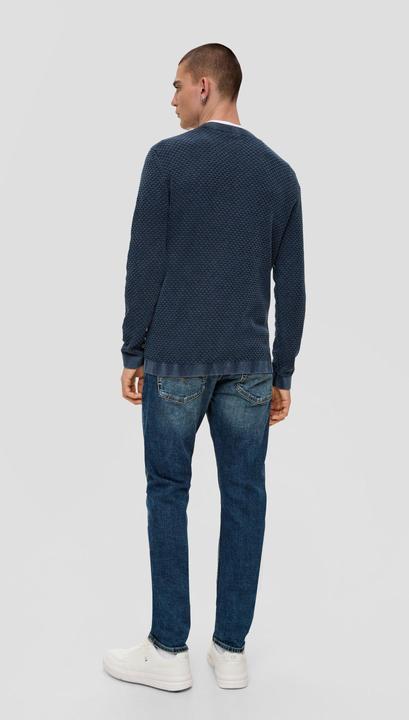 Produktbild s.Oliver Strickpullover Strickpullover mit Waschung (XXL)