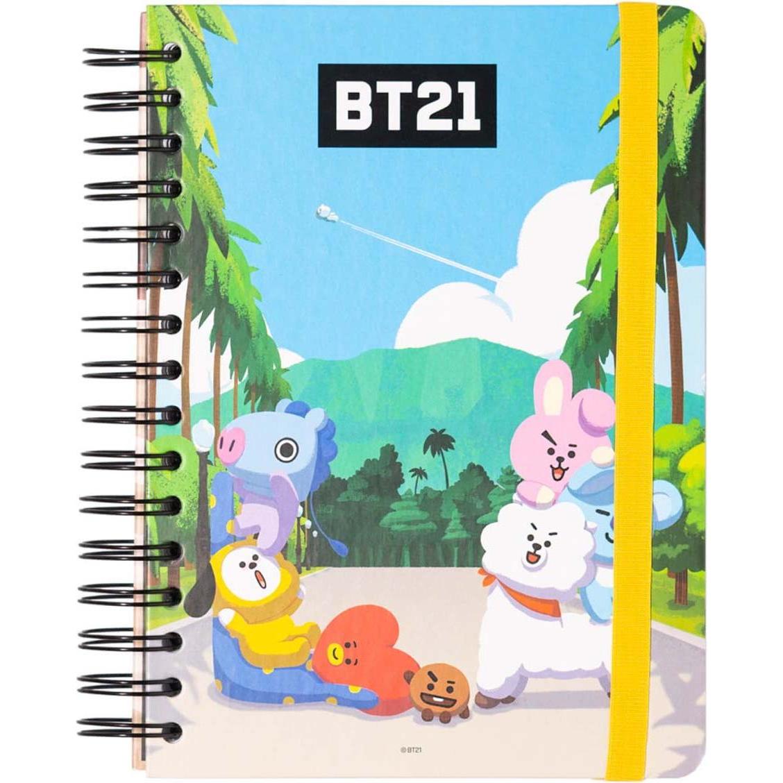 Line Friends Friends of the of the Line - Notepad (A5, Harter Einband) (CTFBA50019)