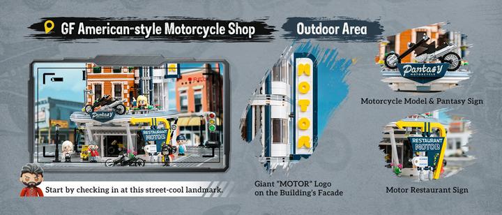 Actual product image Pantasy Motorcycle Restaurant