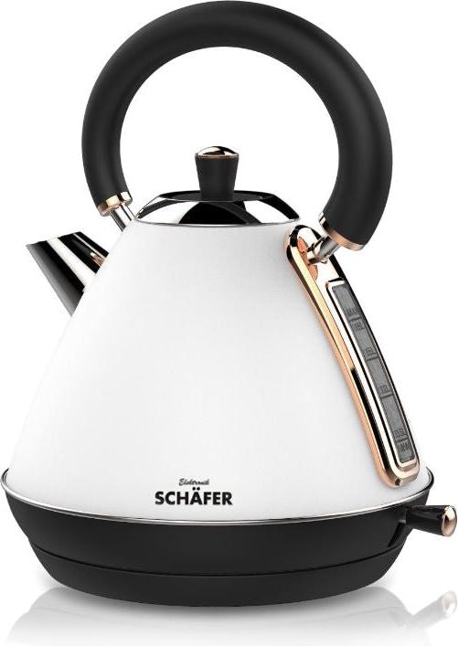 Produktbild Schäfer IT-Systems Wasserkocher Wasserkessel Retro Wasserkocher Wasserschnellkocher (1.70 l)