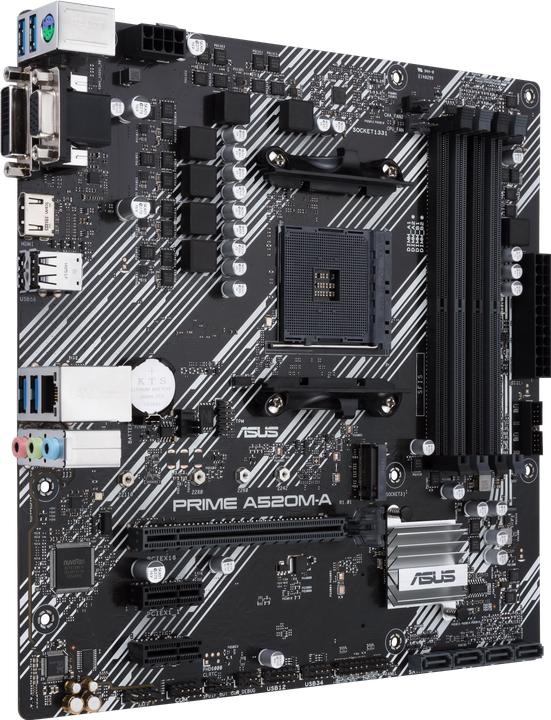 ASUS PRIME A520M-A II/CSM (AM4, AMD A520, mATX)