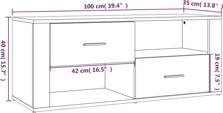 Produktbild vidaXL Avi (100 x 35 x 40 cm)