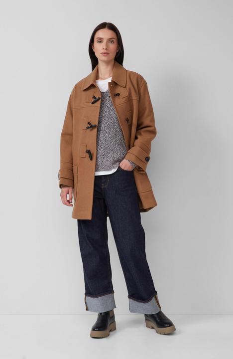 Produktbild s.Oliver Strickpullover Strickpullover mit V-Ausschnitt und Raglanärmeln (34)