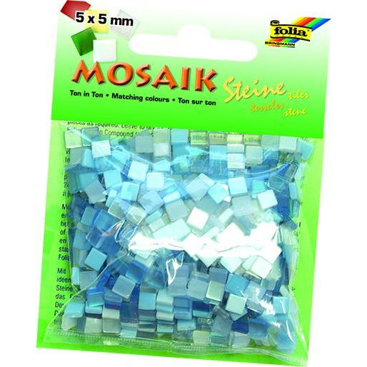 Folia TON IN TON MIX di pietre per mosaico, 45g, 5x5mm