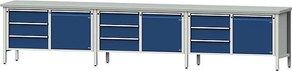 Actual product image kaiserkraft Workbench, extra wide (405 cm, 70 cm)