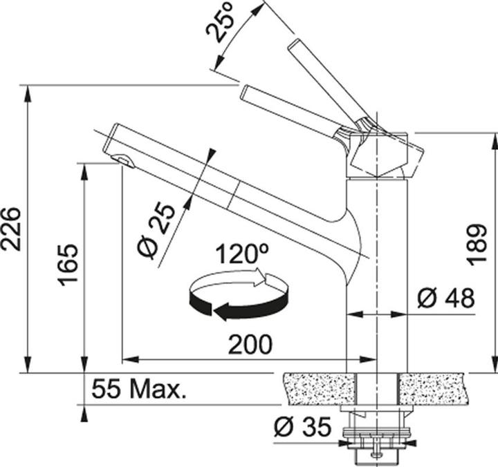 Actual product image Franke Taros Neo