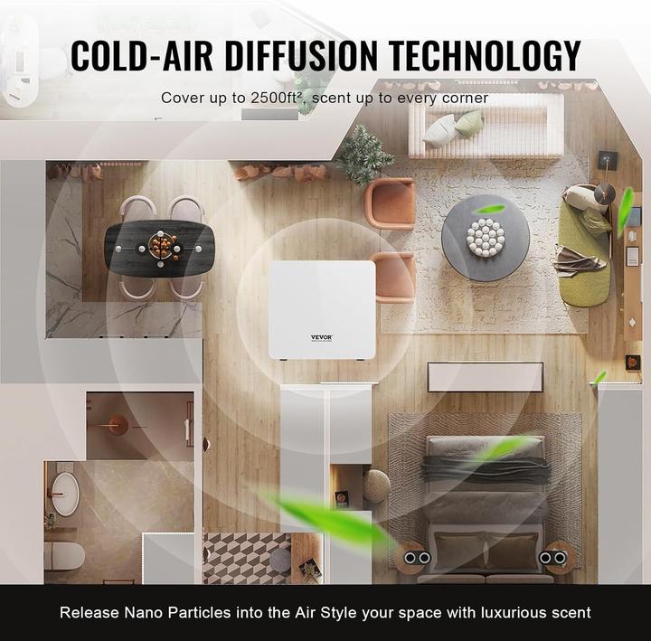 Produktbild Vevor Öl-Duftluftmaschine (480 ml)