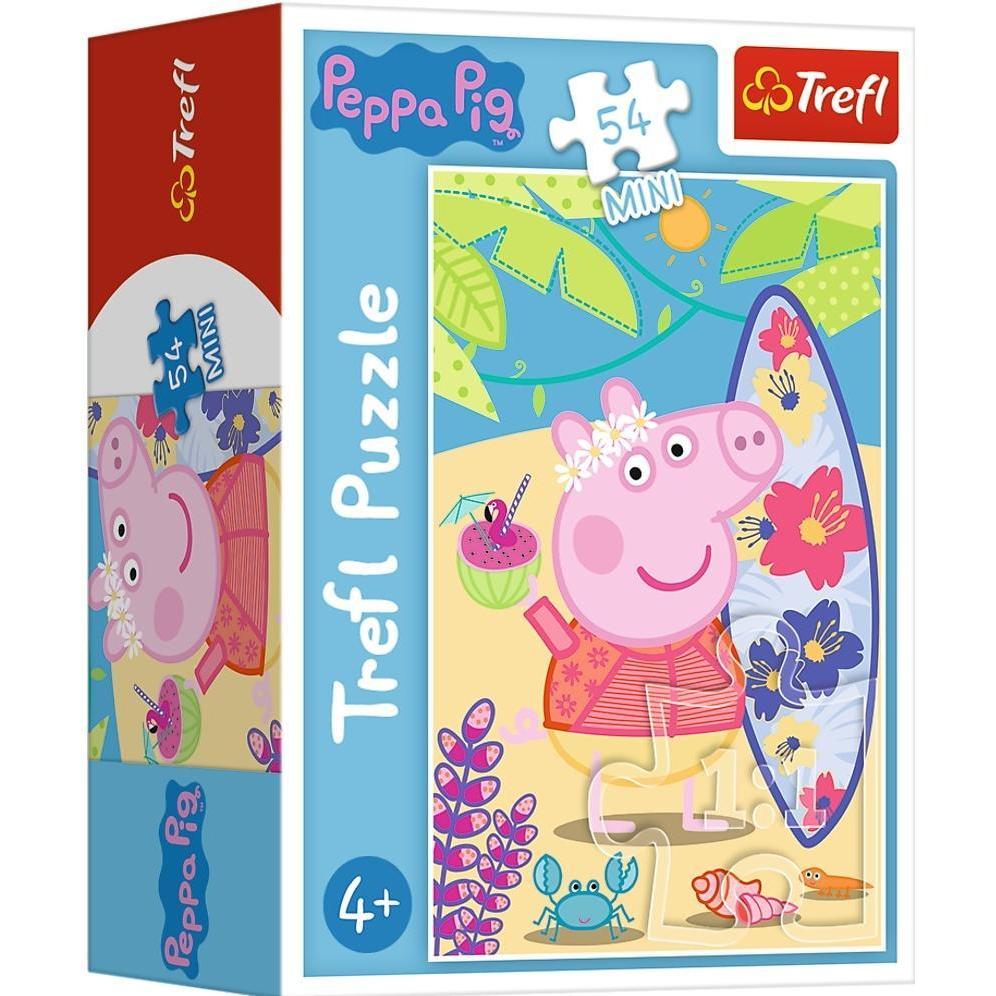 Trefl Multicolore Puzzle Peppa Pig: Sulla Spiaggia 54 Pezzi (54 Pezzi)