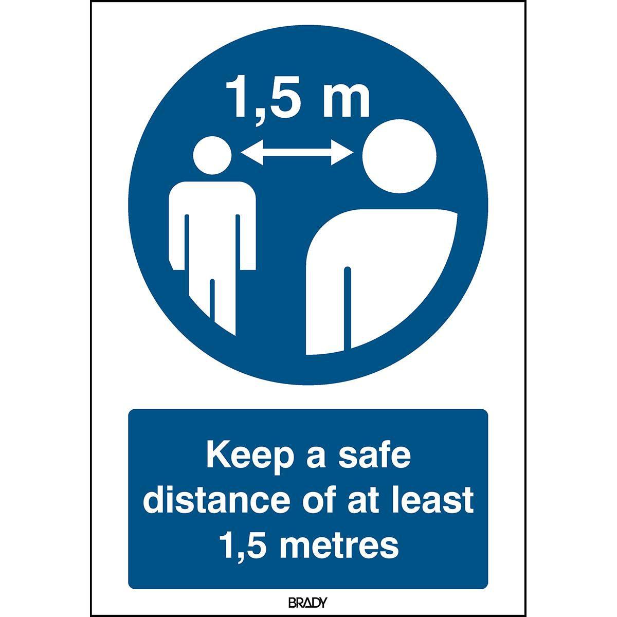 Brady, Etiketten, Safety Sign - Keep a safe